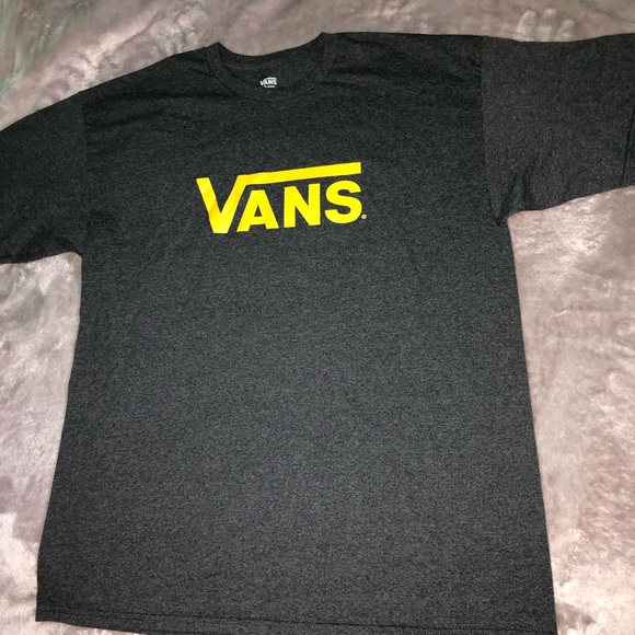 black and yellow vans shirt